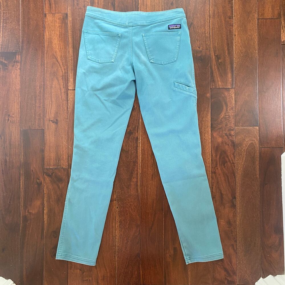 Patagonia Tate Pants Size 4 Womens Classic Strait Canvas Pants in Teal Blue
